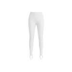 The Frankie Shop Piuma Knit Stirrup Leggings - White - Oversized Minimalist Pants in White - Shop at Luxury Shoes 