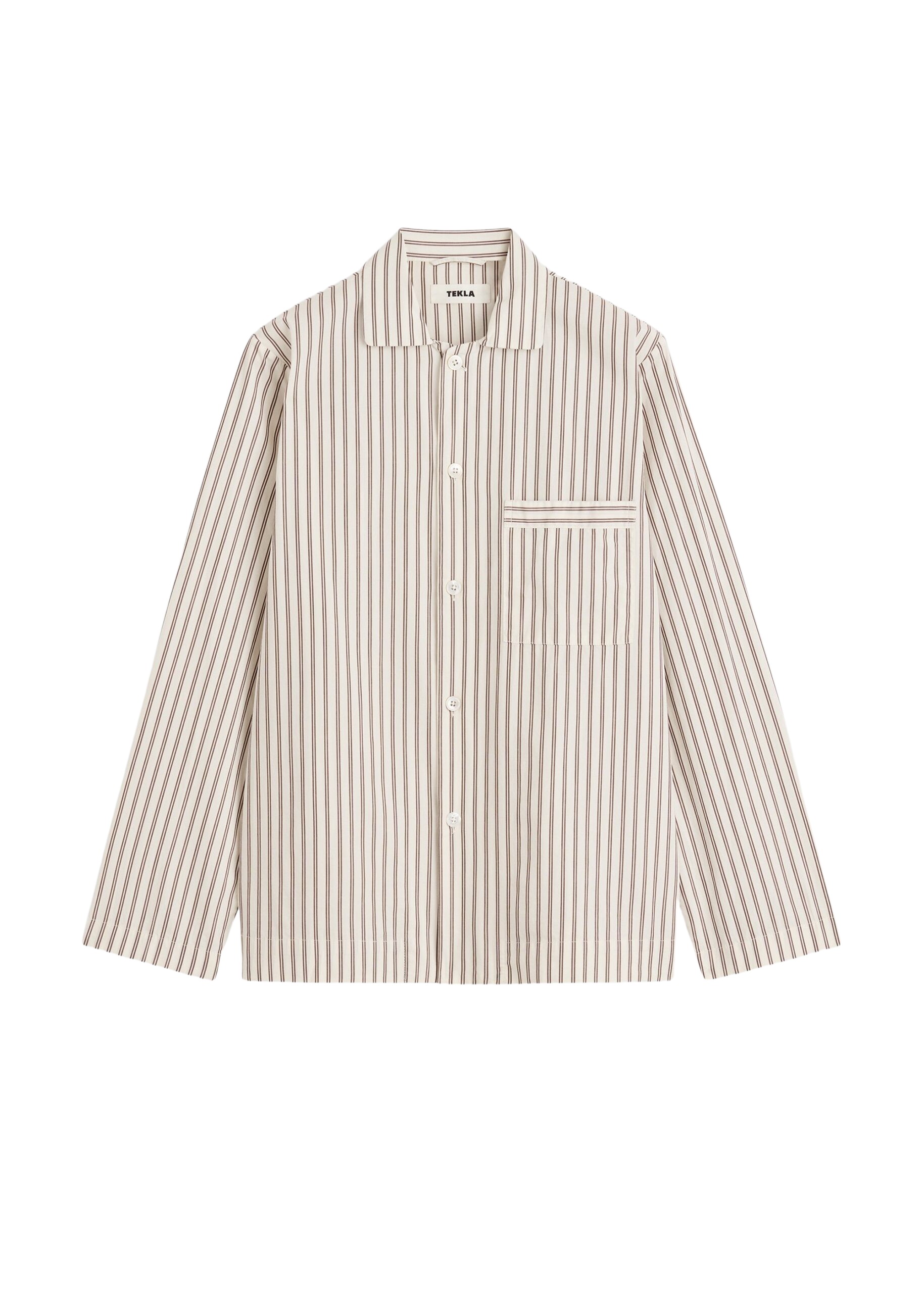 The Frankie Shop Poplin Pyjama Shirt – Hopper Stripes