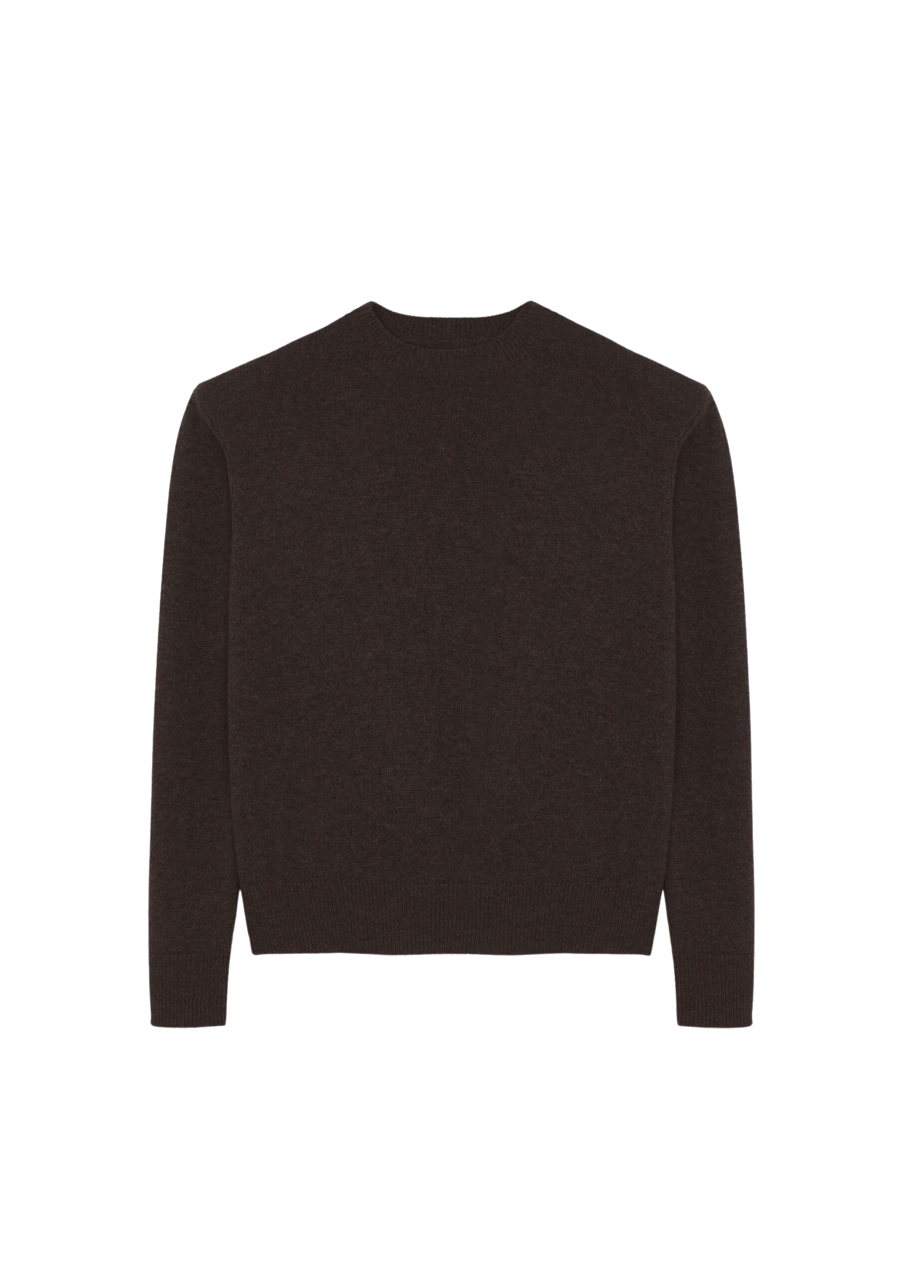 The Frankie Shop Rafaela Padded Knit Sweater - Dark Brown - Oversized Minimalist Knitwear in Beige - Shop at Luxury Shoes 