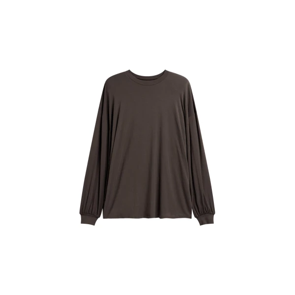 The Frankie Shop Ravvi Soft Padded Top – Brown