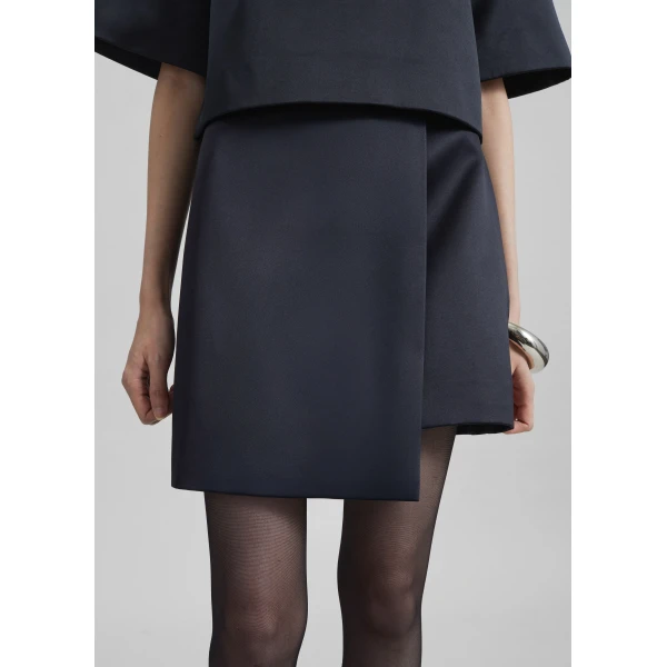 The Frankie Shop Raye Mini Skirt – Black, view 5