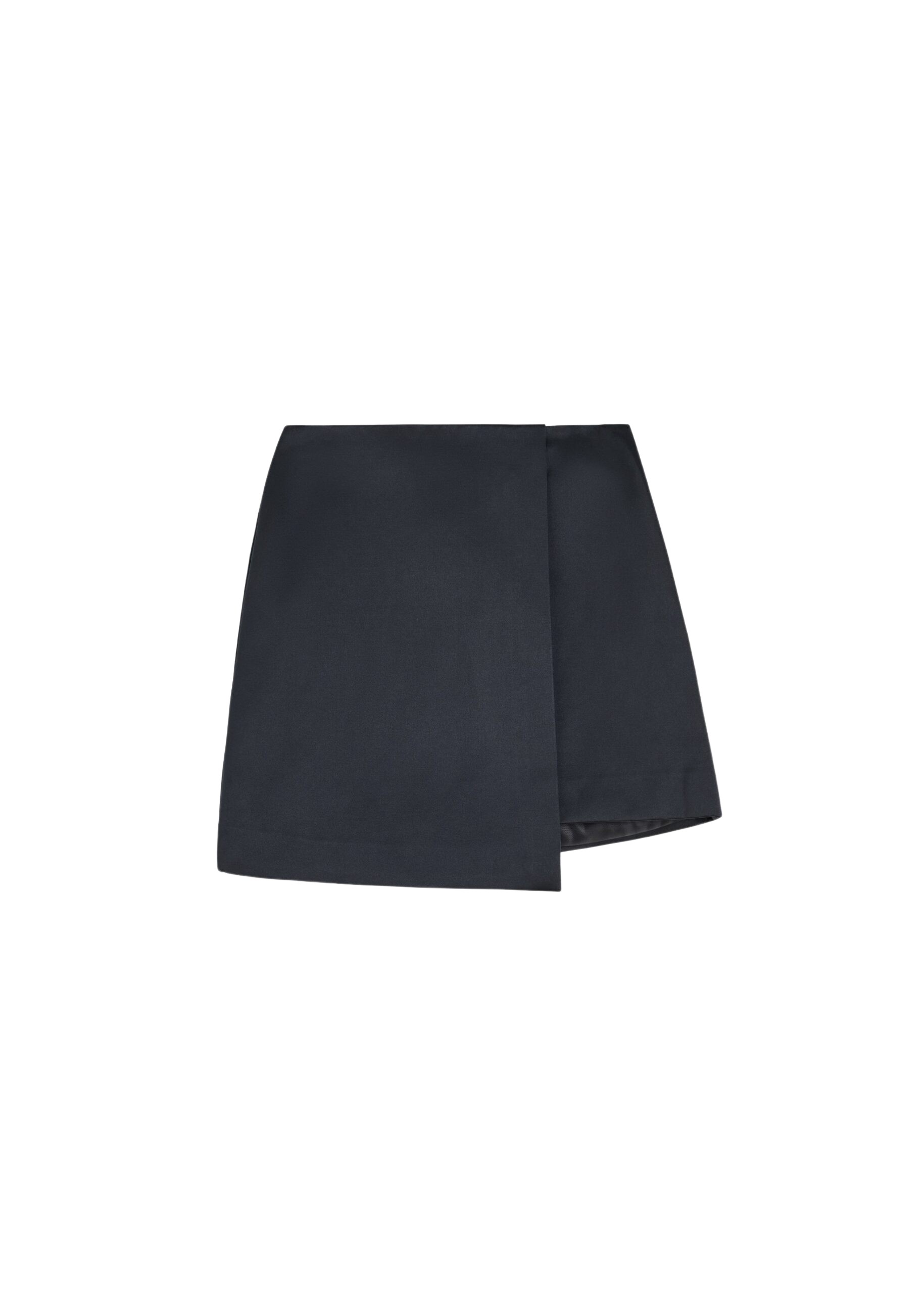 The Frankie Shop Raye Mini Skirt - Black - Oversized Minimalist Skirts in Black - Shop at Luxury Shoes 