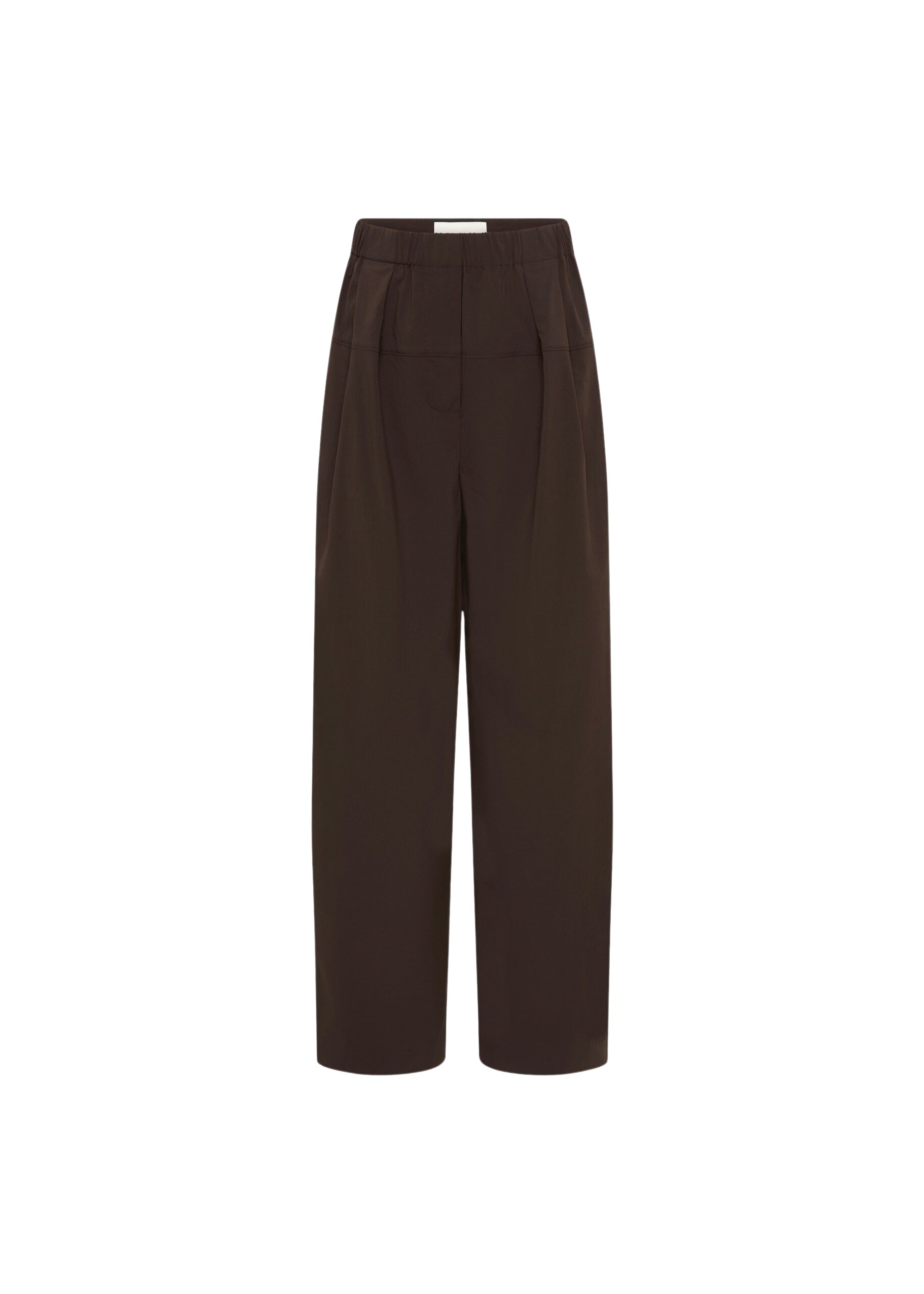 The Frankie Shop Relaxed Pleat Pants – Bark