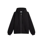 The Frankie Shop Rian Oversized Hoodie - Black - Oversized Minimalist Hoodies in Black - Shop at Luxury Shoes 