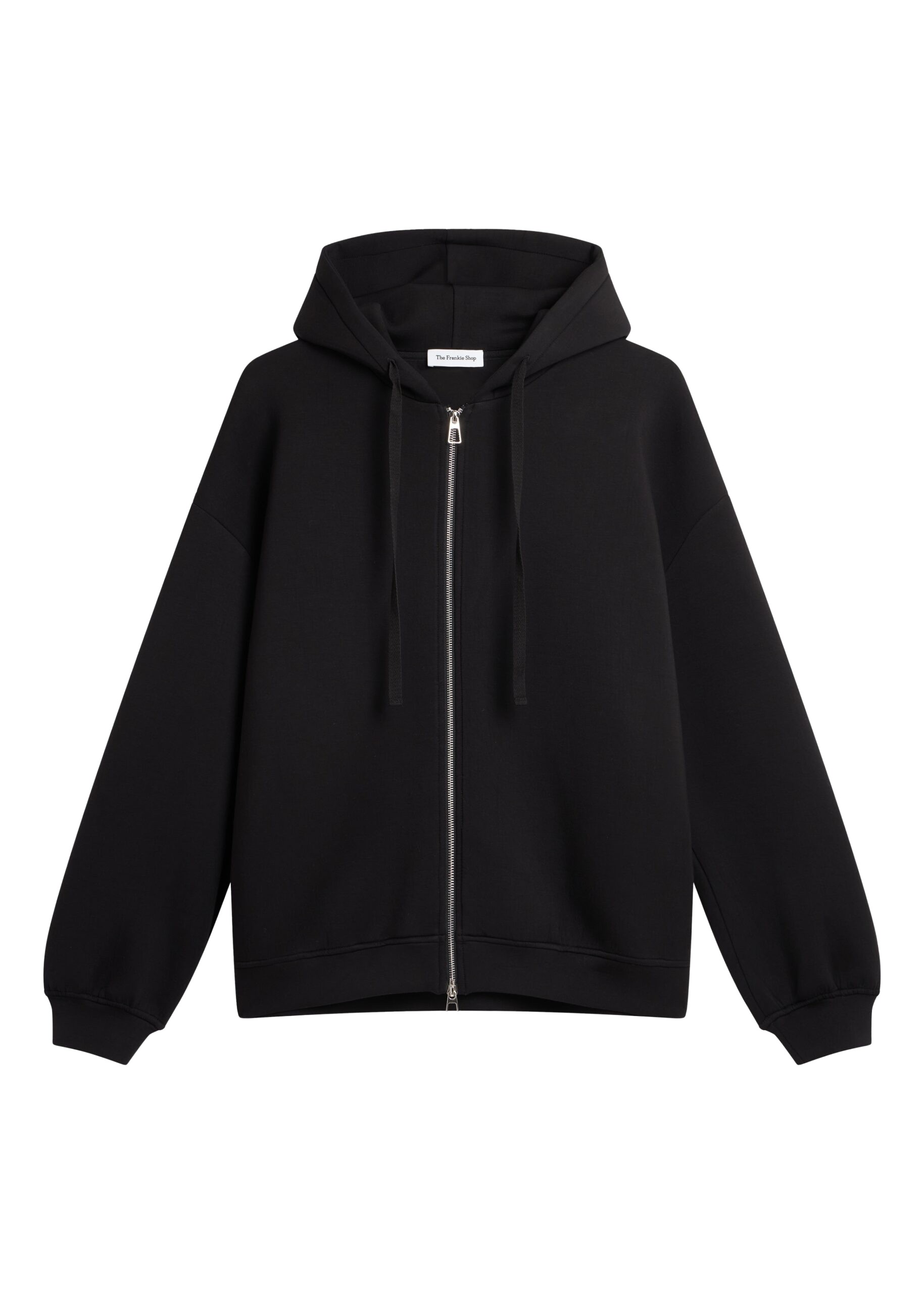 The Frankie Shop Rian Oversized Hoodie - Black - Oversized Minimalist Hoodies in Black - Shop at Luxury Shoes 