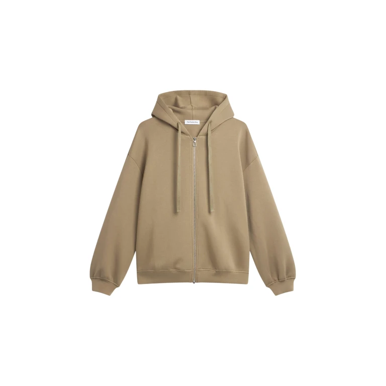 The Frankie Shop Rian Oversized Hoodie - Camel - Oversized Minimalist Hoodies in Beige - Shop at Luxury Shoes 