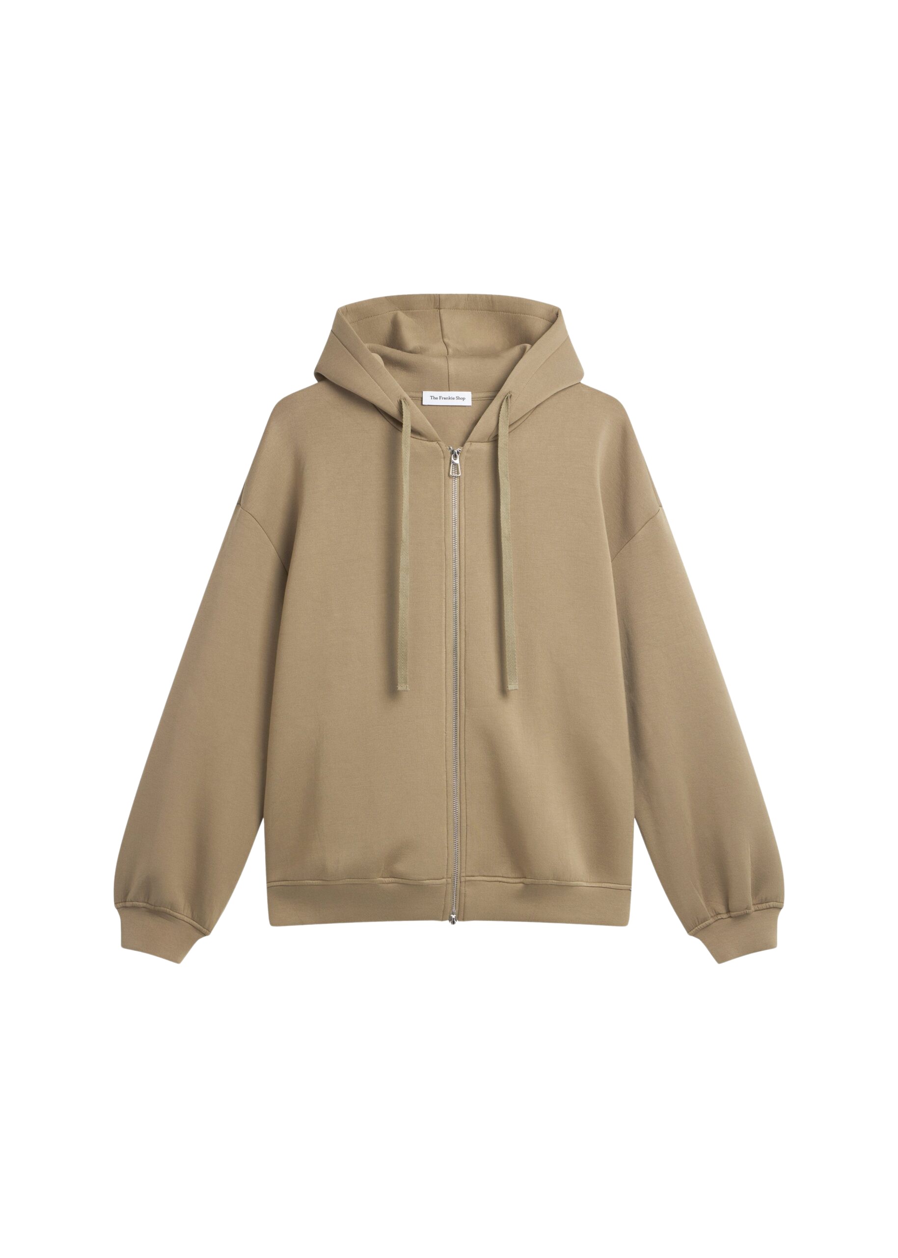 The Frankie Shop Rian Oversized Hoodie - Camel - Oversized Minimalist Hoodies in Beige - Shop at Luxury Shoes 
