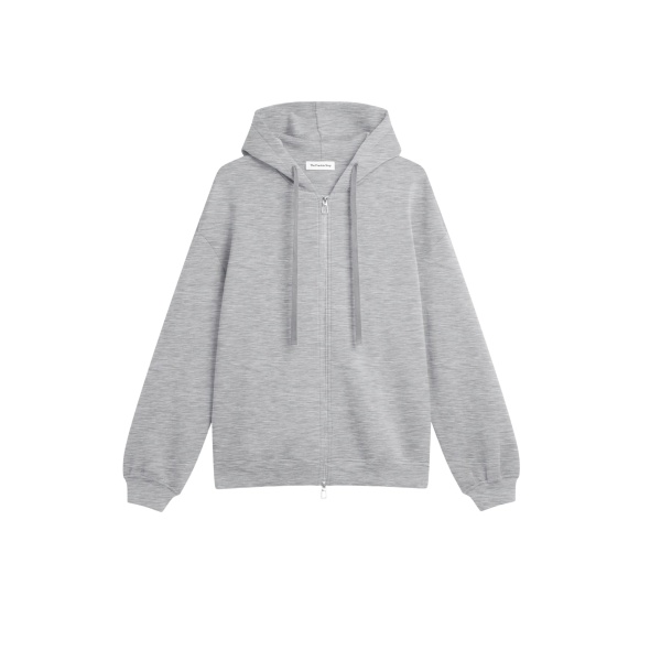 The Frankie Shop Rian Oversized Hoodie - Grey - Oversized Minimalist Hoodies in Grey - Shop at Luxury Shoes 