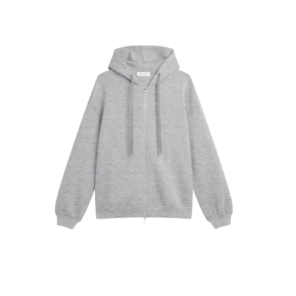 The Frankie Shop Rian Oversized Hoodie - Grey - Oversized Minimalist Hoodies in Grey - Shop at Luxury Shoes 