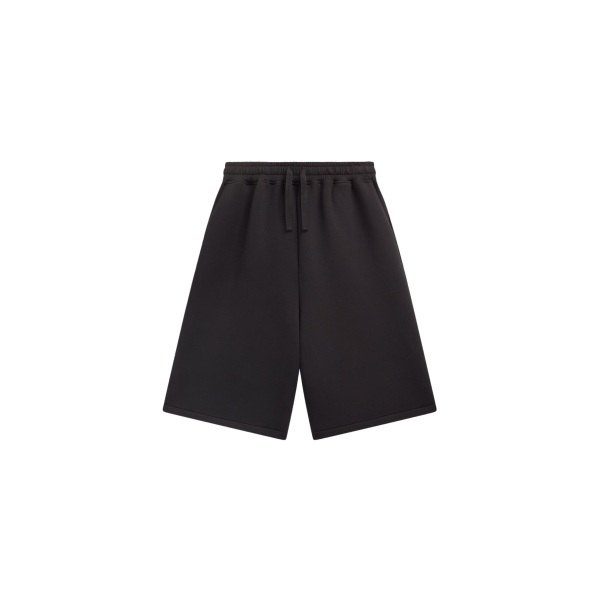 The Frankie Shop Rian Sweatshorts - Black - Oversized Minimalist Shorts in Black - Shop at Luxury Shoes 