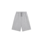 The Frankie Shop Rian Sweatshorts - Grey - Oversized Minimalist Shorts in Grey - Shop at Luxury Shoes 