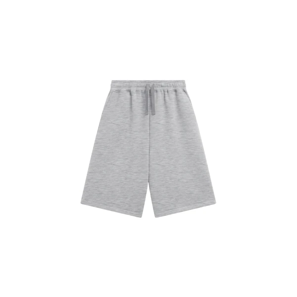 The Frankie Shop Rian Sweatshorts - Grey - Oversized Minimalist Shorts in Grey - Shop at Luxury Shoes 
