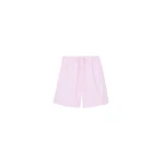 The Frankie Shop Rimini Bermuda Shorts - Pink/White Stripe - Oversized Minimalist Shorts in Multicolour - Shop at Luxury Shoes 