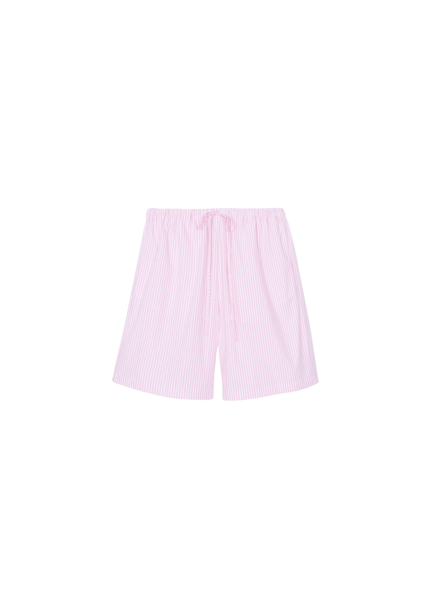 The Frankie Shop Rimini Bermuda Shorts – Pink/White Stripe