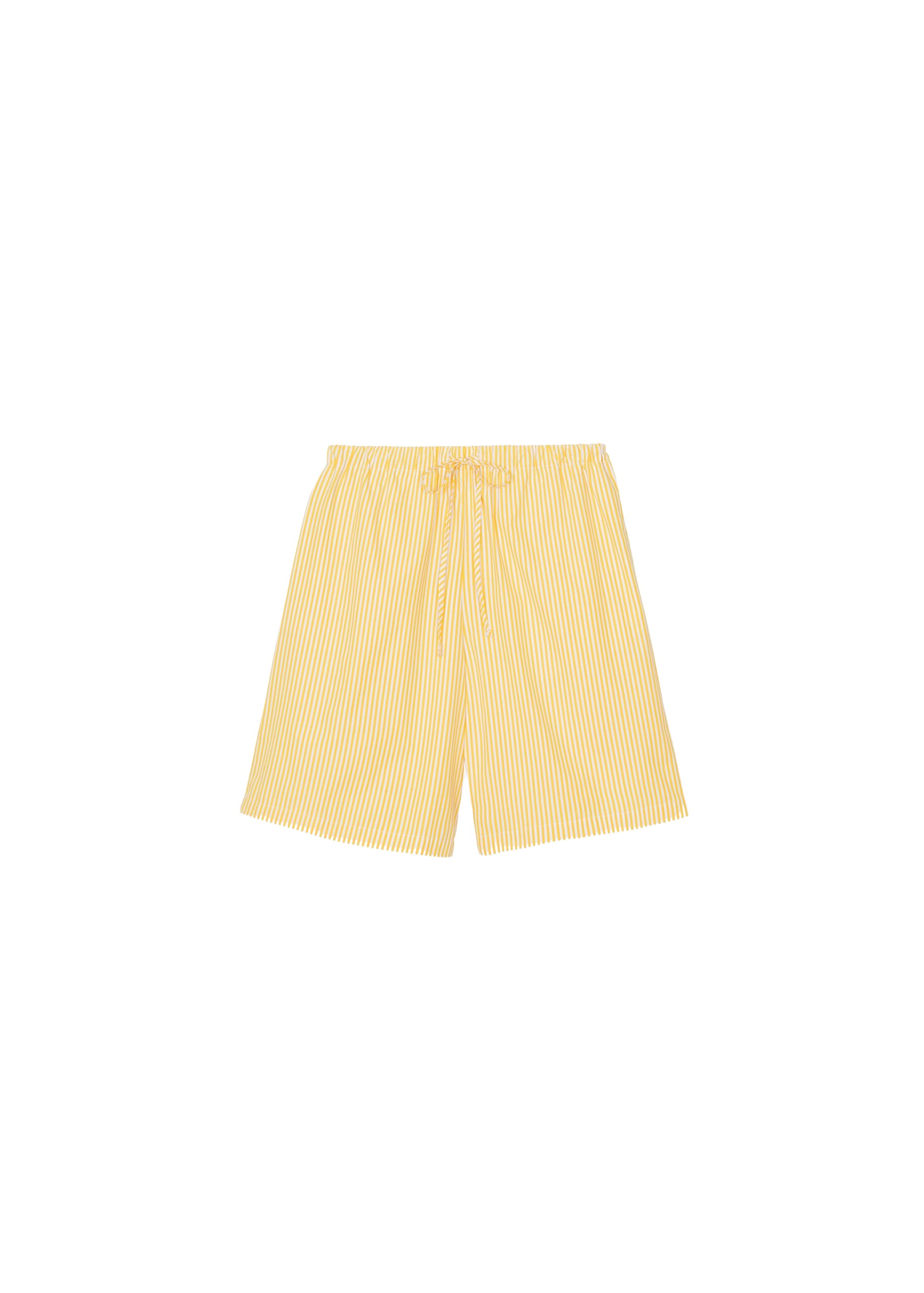 The Frankie Shop Rimini Bermuda Shorts – Yellow/White Stripe