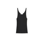 The Frankie Shop Rivo Knit Tank Top - Black - Oversized Minimalist Tops in Black - Shop at Luxury Shoes 
