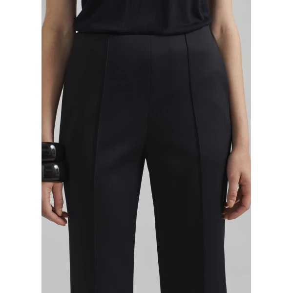 The Frankie Shop Rivoli Capri Pants - Black - Oversized Minimalist Pants in Black - Shop at Luxury Shoes 