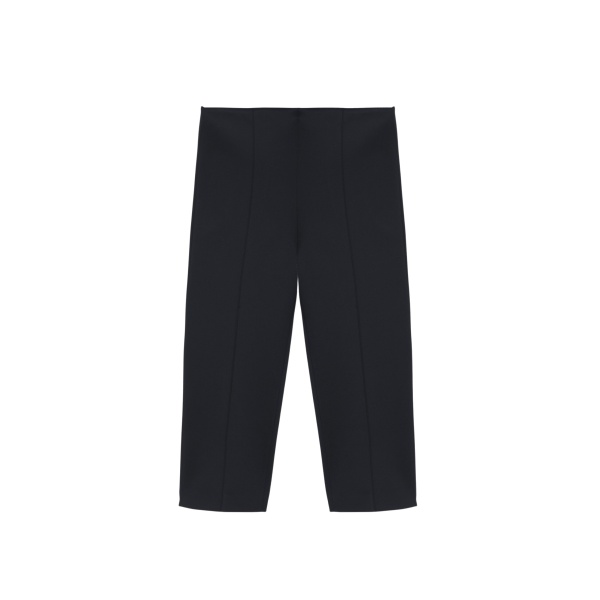 The Frankie Shop Rivoli Capri Pants - Black - Oversized Minimalist Pants in Black - Shop at Luxury Shoes 