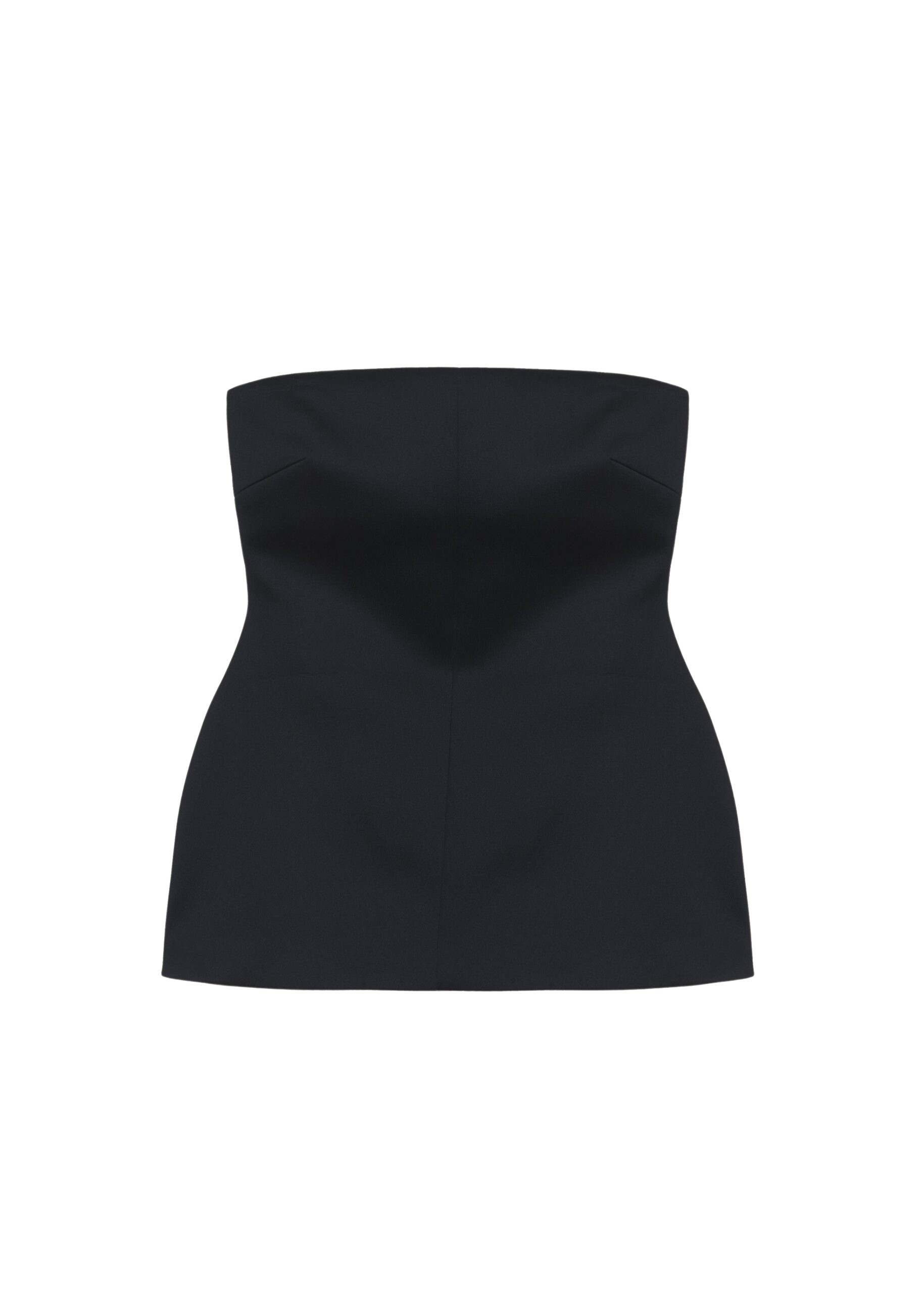 The Frankie Shop Rivoli Hourglass Top - Black - Oversized Minimalist Tops in Black - Shop at Luxury Shoes 