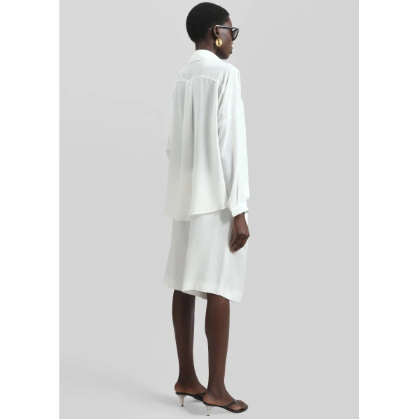 The Frankie Shop Roseau Blouse – White, view 6