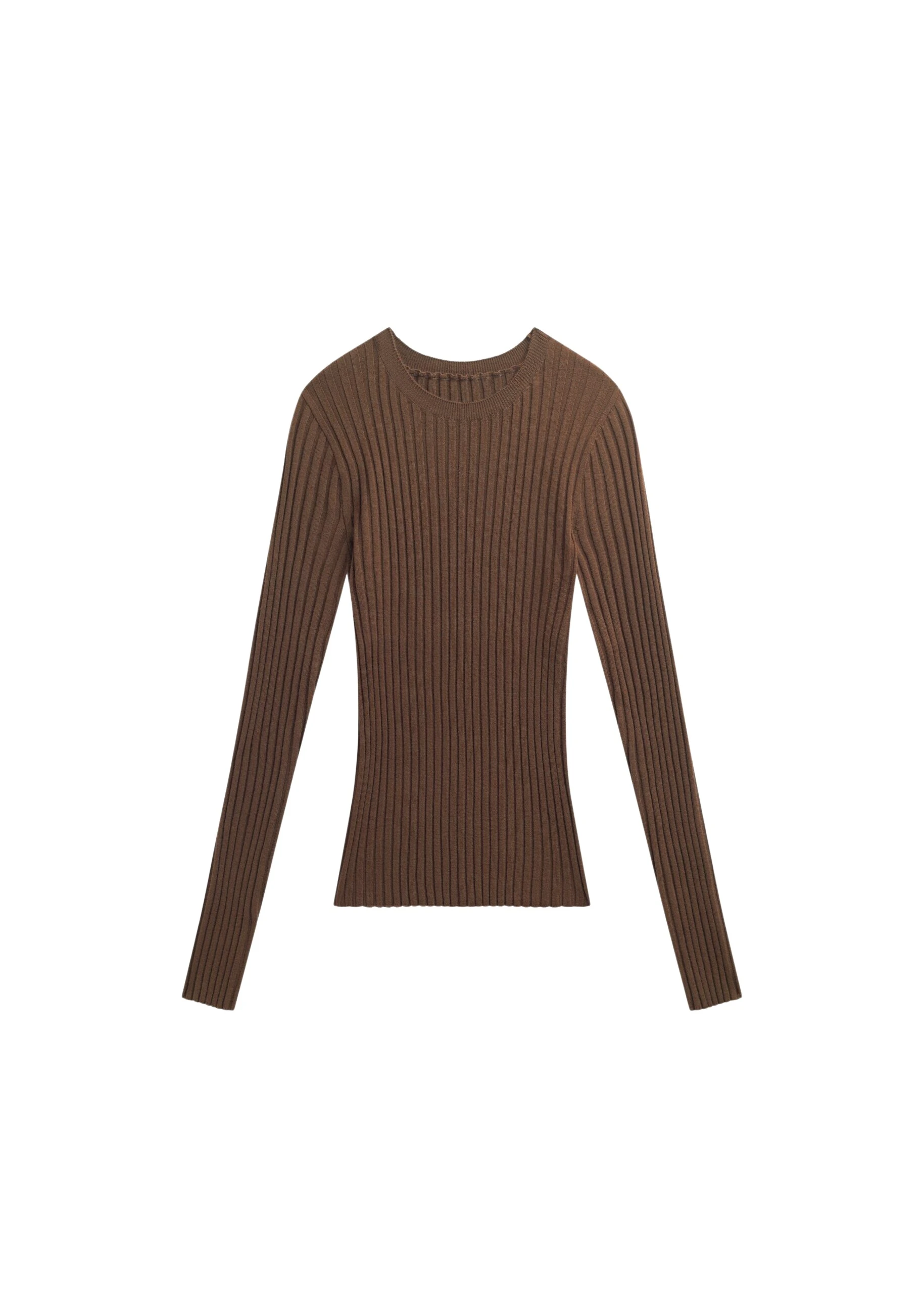 The-Frankie-Shop-Ruan-Ribbed-Knit-Top-Brown-coveti-scaled43612_nobg The Frankie Shop Ruan Ribbed Knit Top - Brown - Oversized Minimalist Tops in Beige - Shop at Luxury Shoes