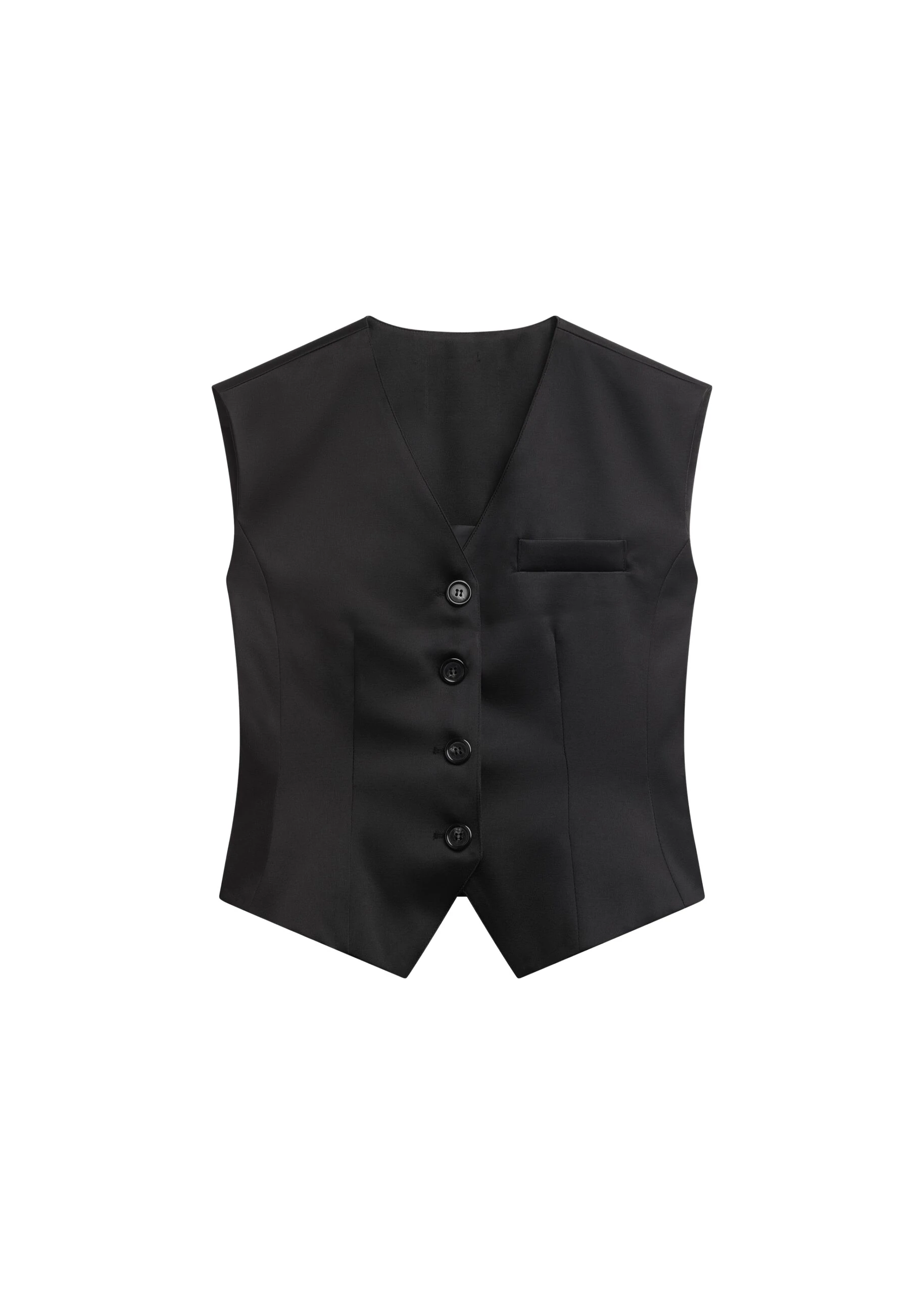 The-Frankie-Shop-Rui-Satin-Vest-Black-coveti-scaled27929_nobg The Frankie Shop Rui Satin Vest - Black - Oversized Minimalist Jackets in Black - Shop at Luxury Shoes