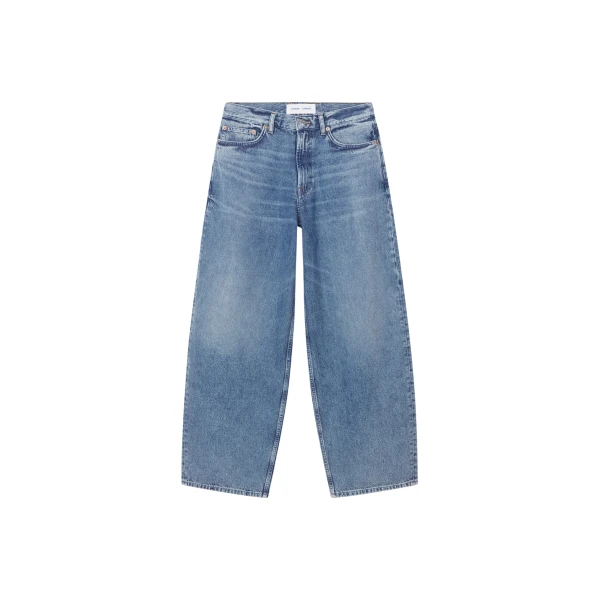 The Frankie Shop Saharper Jeans - Authentic - Oversized Minimalist Pants in Blue - Shop at Luxury Shoes 