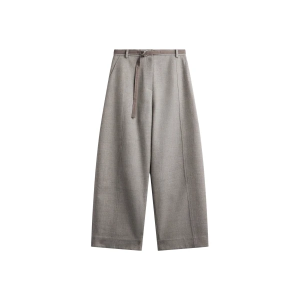 The Frankie Shop Sanve Tapered Leg Pants – Beige Melange
