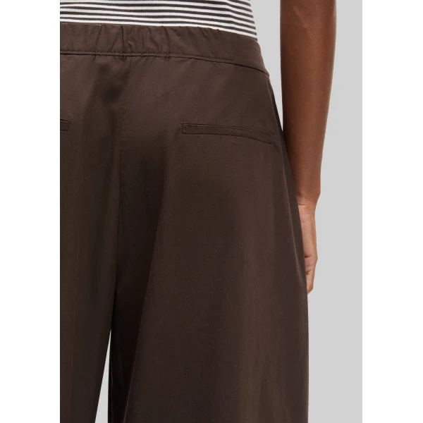 The Frankie Shop Saroko Trousers - Mulch - Oversized Minimalist Pants in Beige - Shop at Luxury Shoes 