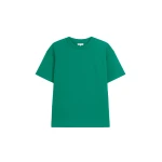 The Frankie Shop Scoob Boxy T-Shirt - Emerald - Oversized Minimalist Tops in Green - Shop at Luxury Shoes 