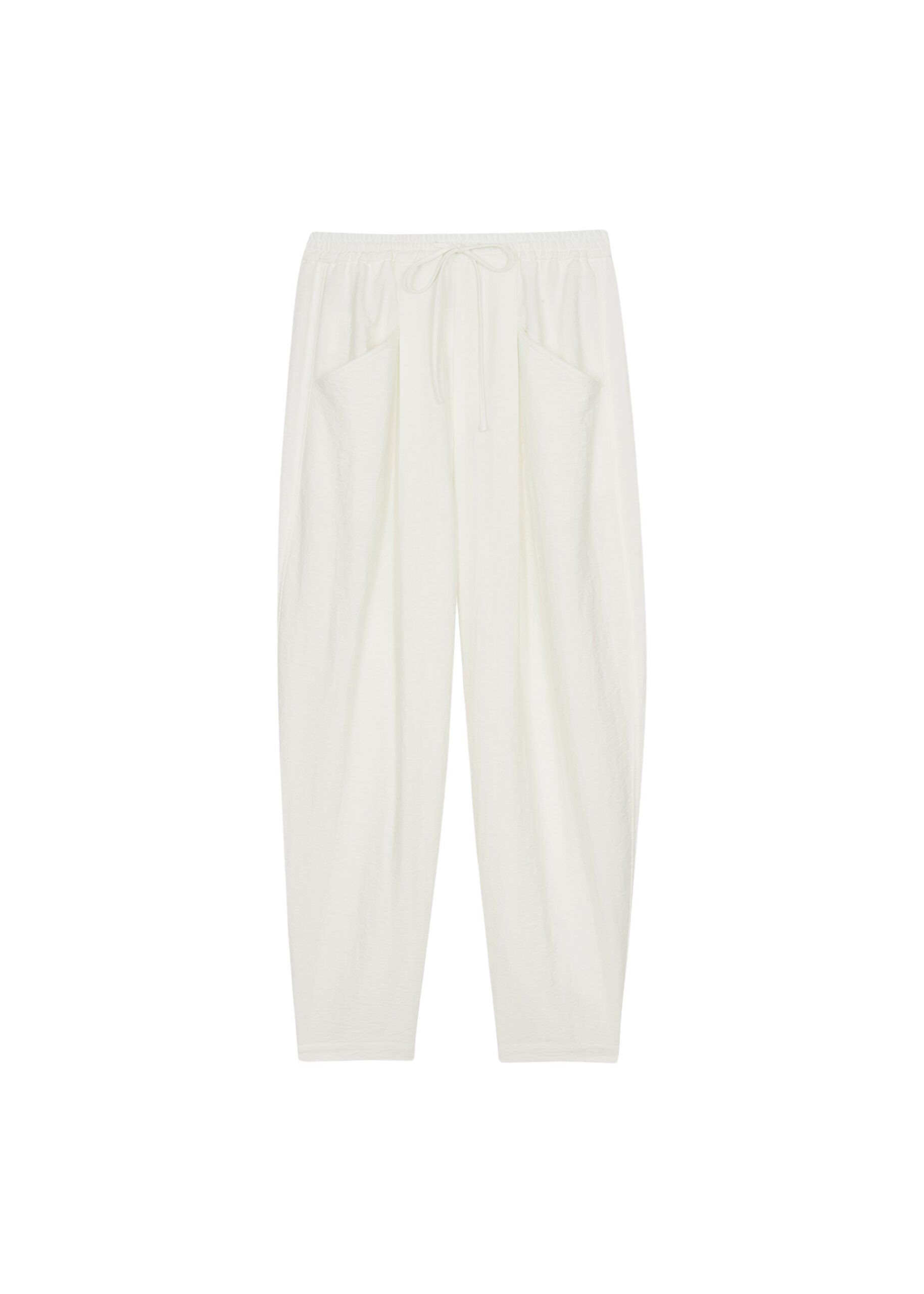 The Frankie Shop Senart Barrel Leg Pants – Ivory