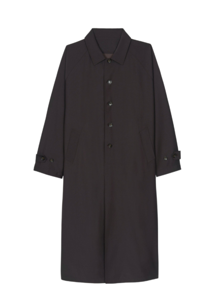 The Frankie Shop Shay Trench Coat - Brown - Oversized Minimalist Coats in Beige - Shop at Luxury Shoes 