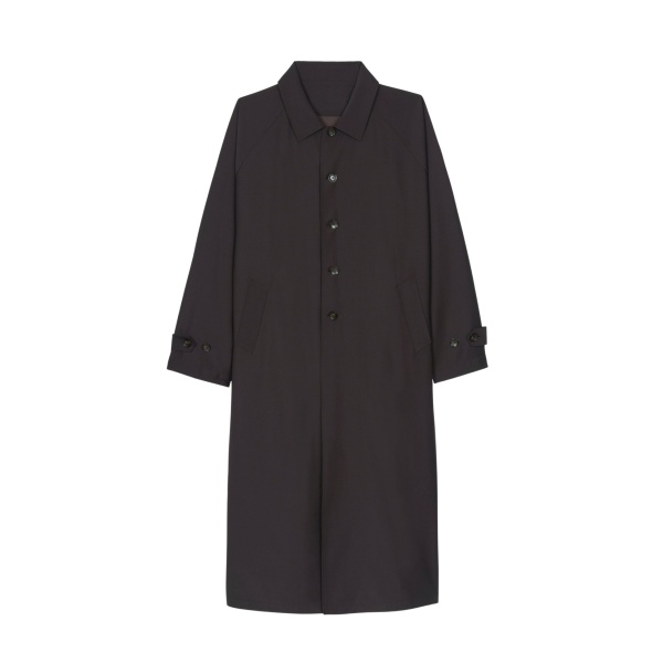The Frankie Shop Shay Trench Coat - Brown - Oversized Minimalist Coats in Beige - Shop at Luxury Shoes 