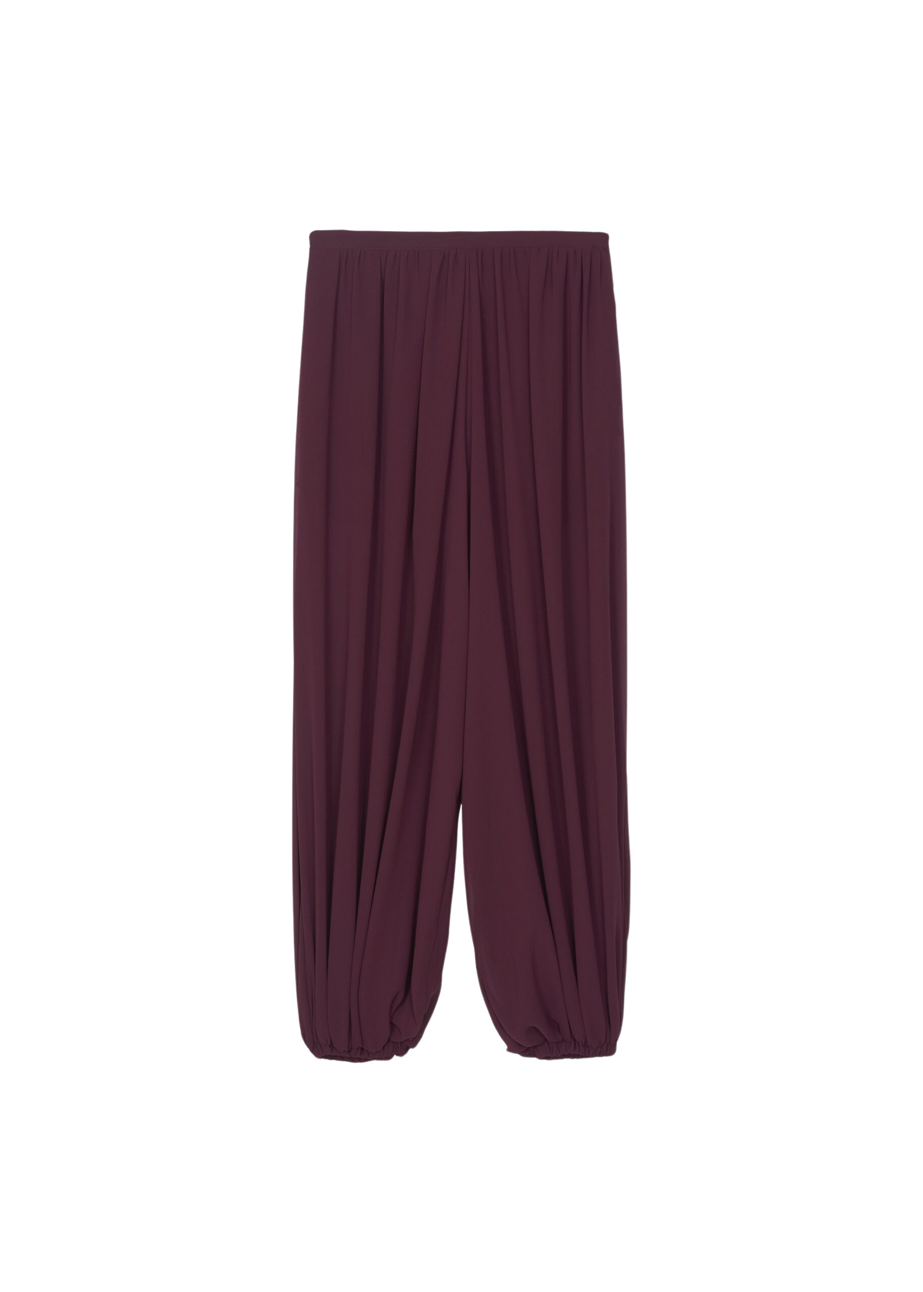 The Frankie Shop Solrae Fluid Balloon Pants – Burgundy
