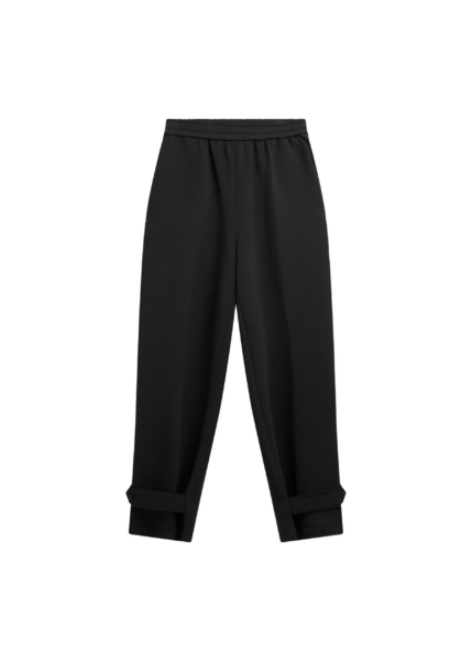 The Frankie Shop Sorelle Sweatpants - Black - Oversized Minimalist Pants in Black - Shop at Luxury Shoes 