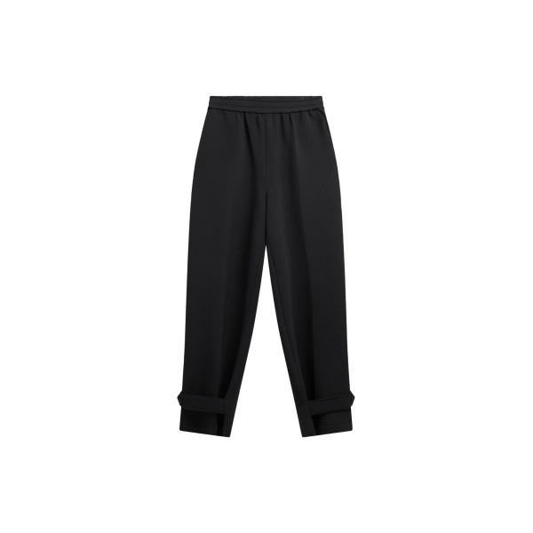 The Frankie Shop Sorelle Sweatpants - Black - Oversized Minimalist Pants in Black - Shop at Luxury Shoes 
