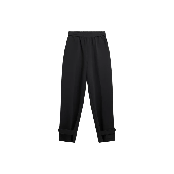 The Frankie Shop Sorelle Sweatpants - Black - Oversized Minimalist Pants in Black - Shop at Luxury Shoes 