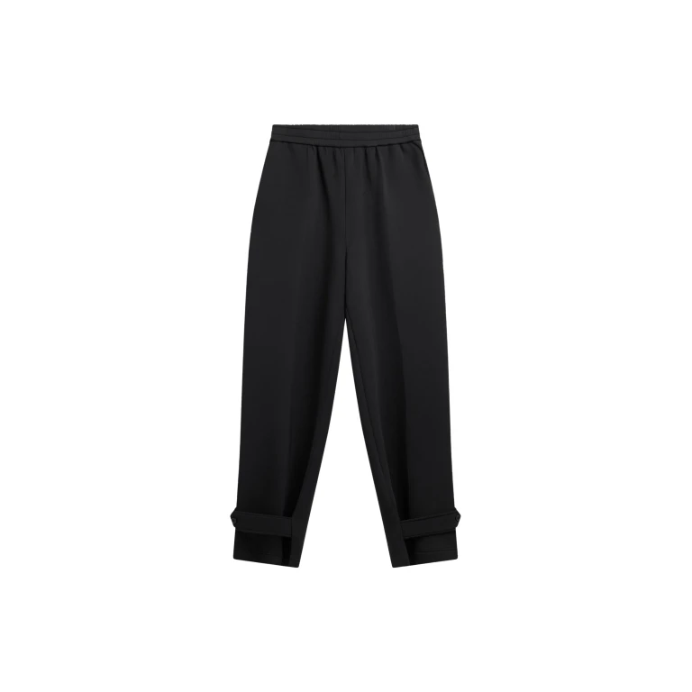 The Frankie Shop Sorelle Sweatpants - Black - Oversized Minimalist Pants in Black - Shop at Luxury Shoes 