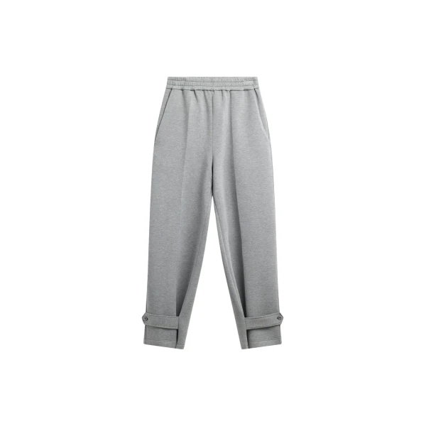 The Frankie Shop Sorelle Sweatpants - Grey - Oversized Minimalist Pants in Grey - Shop at Luxury Shoes 