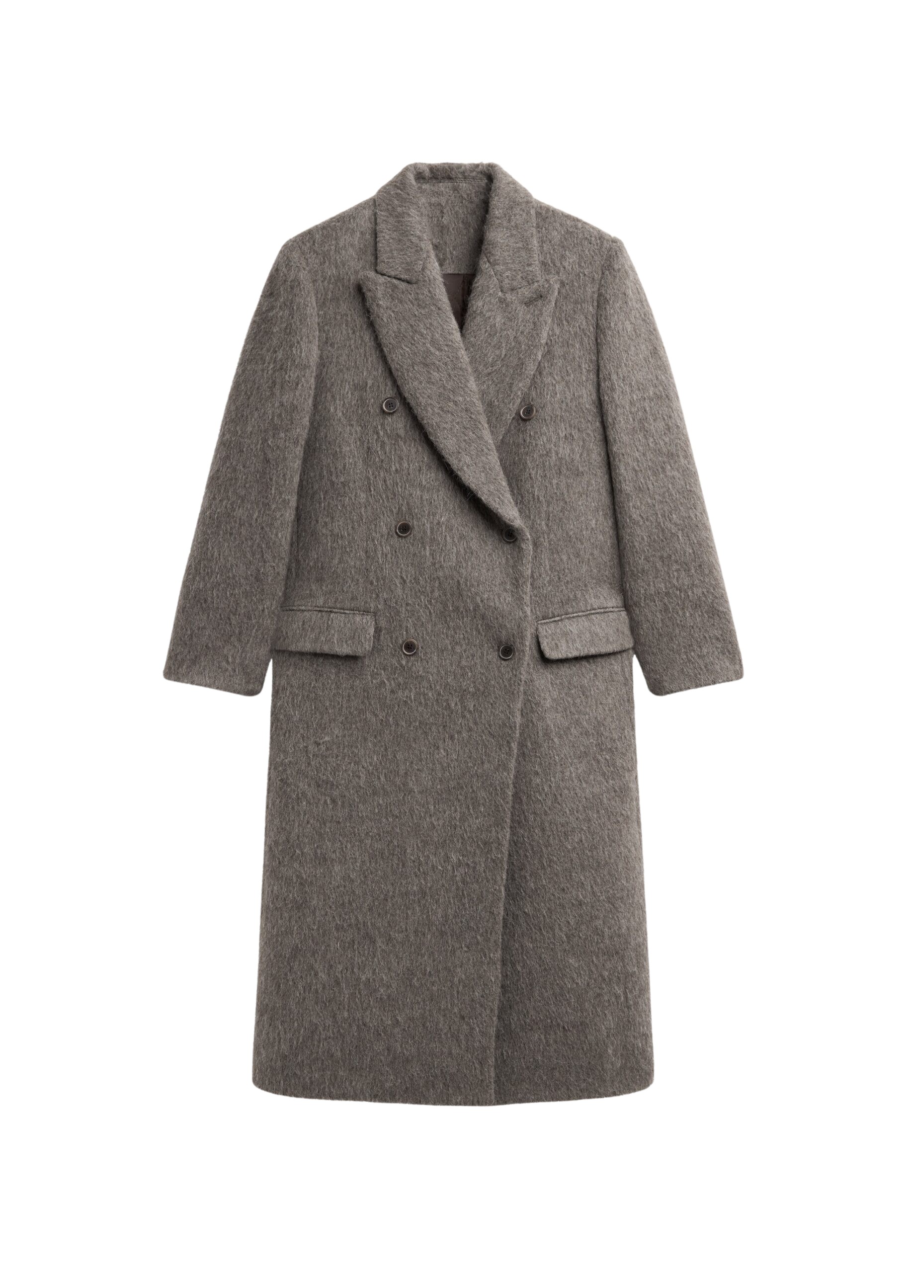 The Frankie Shop Sormark Brushed Wool Coat – Taupe
