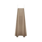 The Frankie Shop Square Cami Sundress - Birch - Oversized Minimalist Dresses in Beige - Shop at Luxury Shoes 