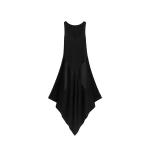 The Frankie Shop Square Dress - Black - Oversized Minimalist Dresses in Black - Shop at Luxury Shoes 