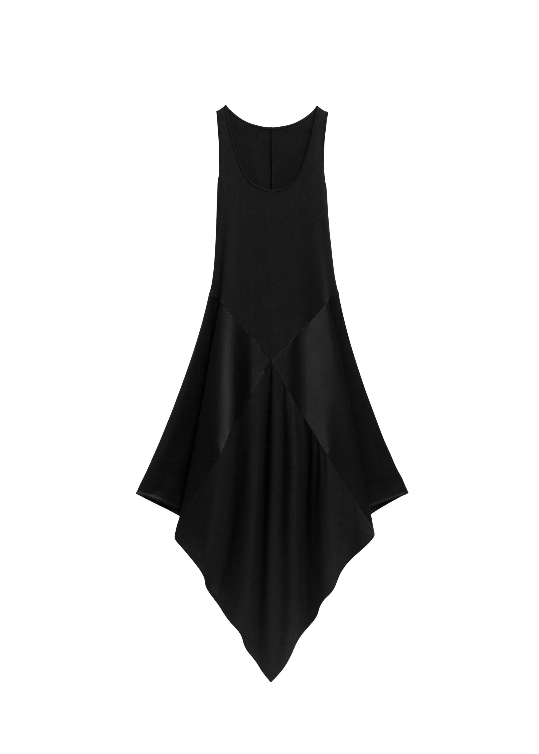 The Frankie Shop Square Dress - Black - Oversized Minimalist Dresses in Black - Shop at Luxury Shoes 