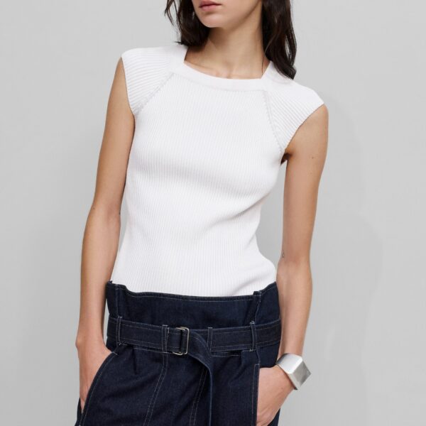 The Frankie Shop Square Jeans – Navy, view 5