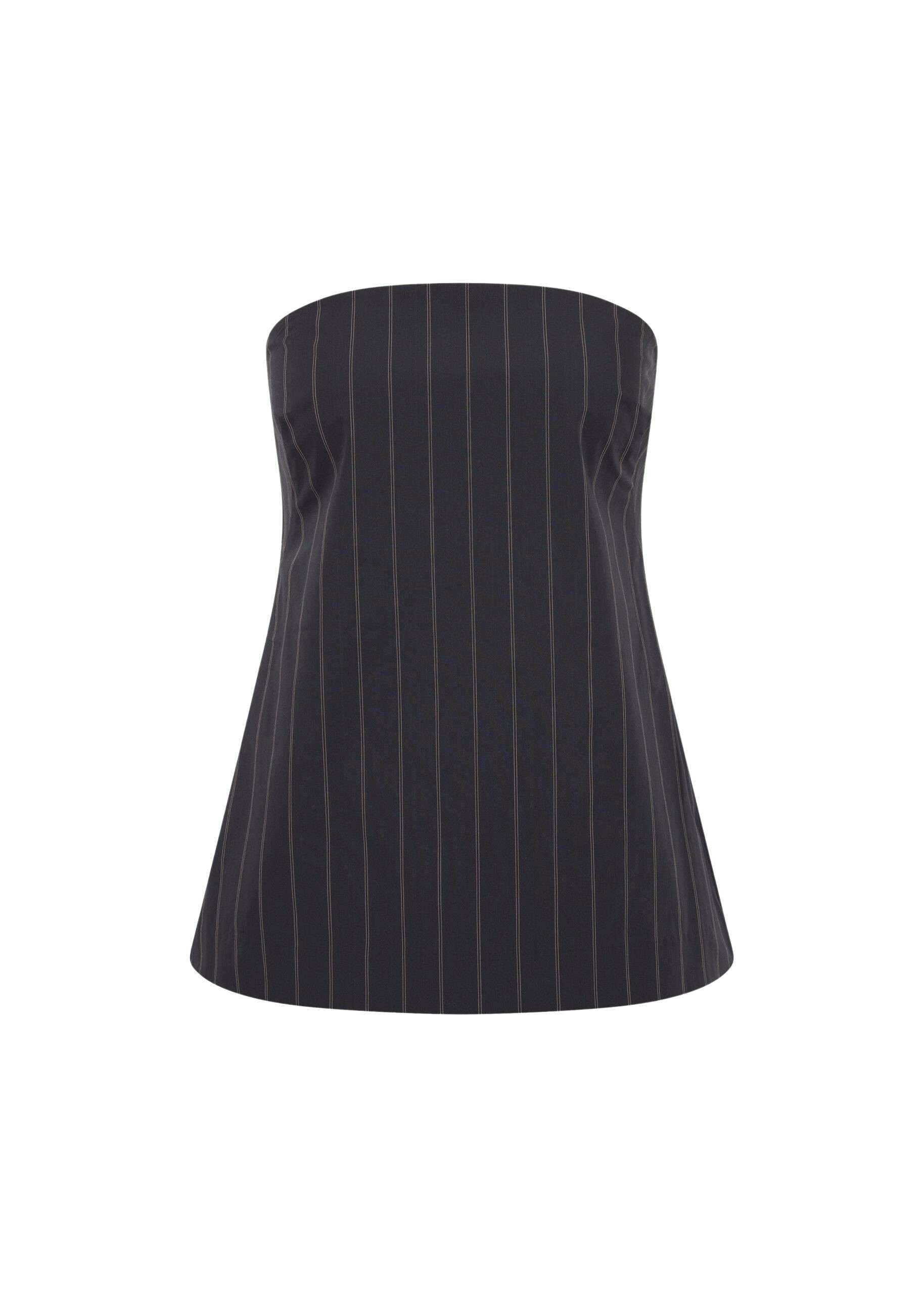 The Frankie Shop Strapless Rouleau Tie Top - Ink Stripe - Oversized Minimalist Tops in Multicolour - Shop at Luxury Shoes 