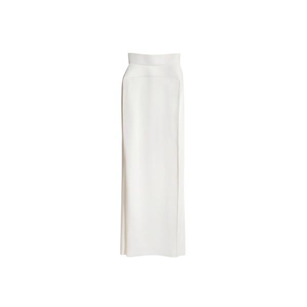The Frankie Shop Structured Skirt - Ivory - Oversized Minimalist Skirts in Ivory - Shop at Luxury Shoes 