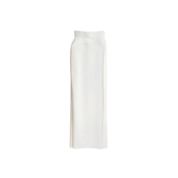 The Frankie Shop Structured Skirt - Ivory - Oversized Minimalist Skirts in Ivory - Shop at Luxury Shoes 
