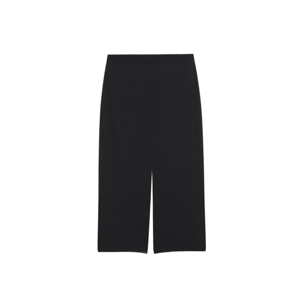 The Frankie Shop Suva Sheer Skirt - Black - Oversized Minimalist Skirts in Black - Shop at Luxury Shoes 