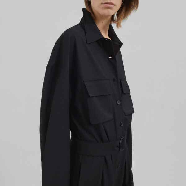 The Frankie Shop Suzie Jumpsuit – Black, view 4