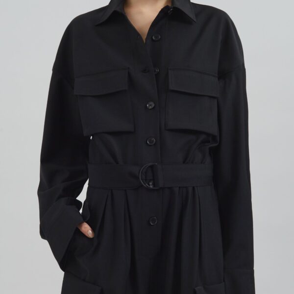 The Frankie Shop Suzie Jumpsuit – Black, view 5